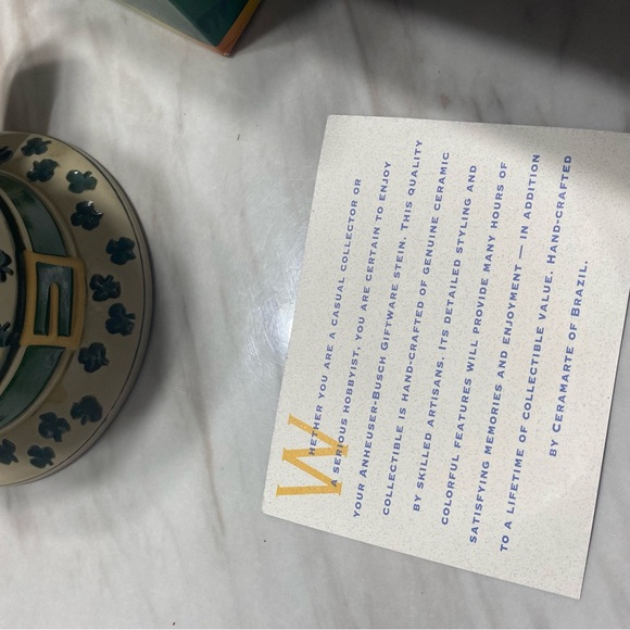 Shamrock Mug With Certificate Of Authenticity - Picture 5 of 5